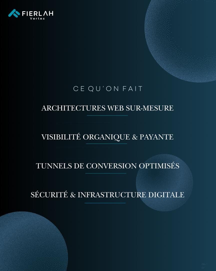 QUI SOMMES-NOUS ? - Slide 4